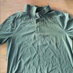lululemon ShowZero Green Polo Shirt